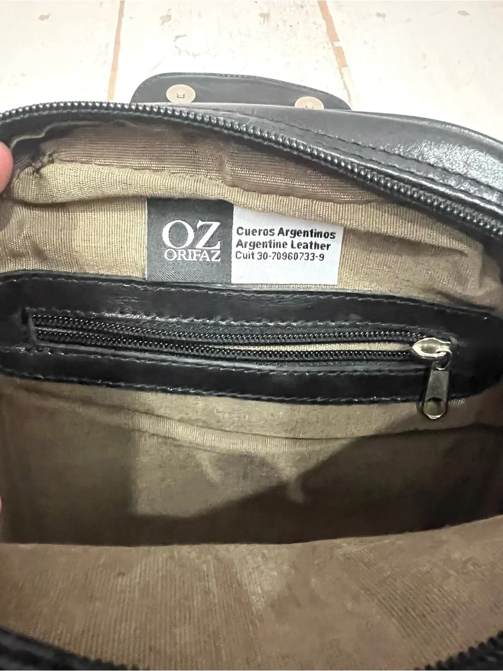 Vintage Y2K OZ Orifaz Argentine Small Leather Backpack Purse